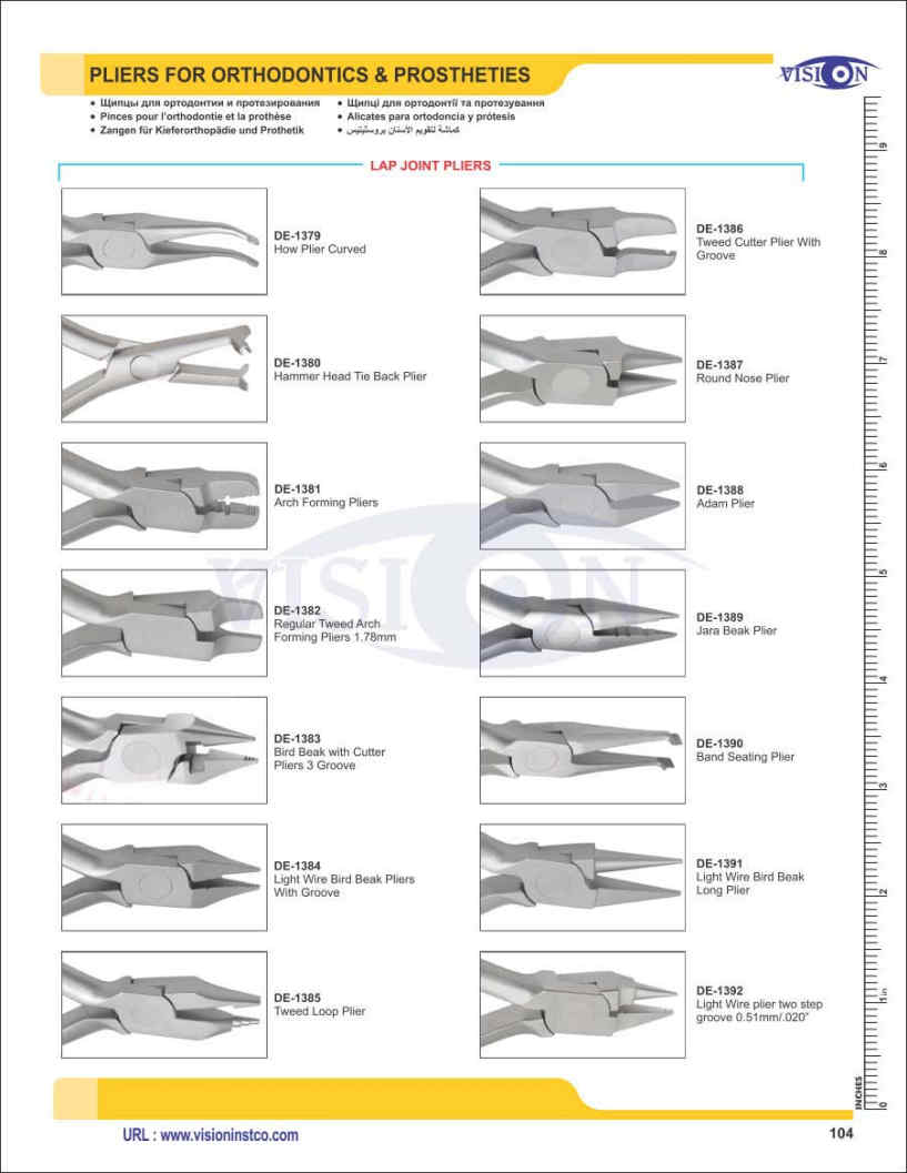 Vision Instruments Company Instruments